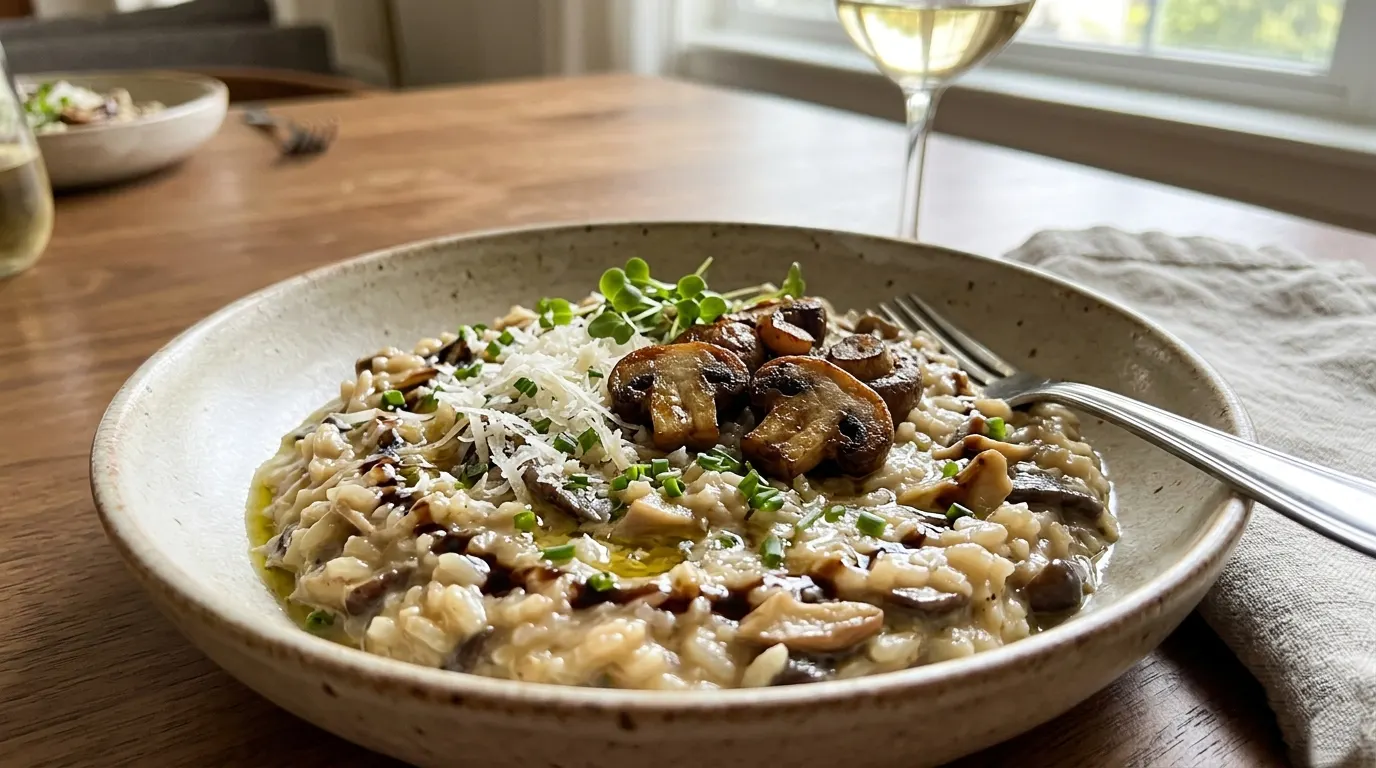 Creamy Mushroom Risotto